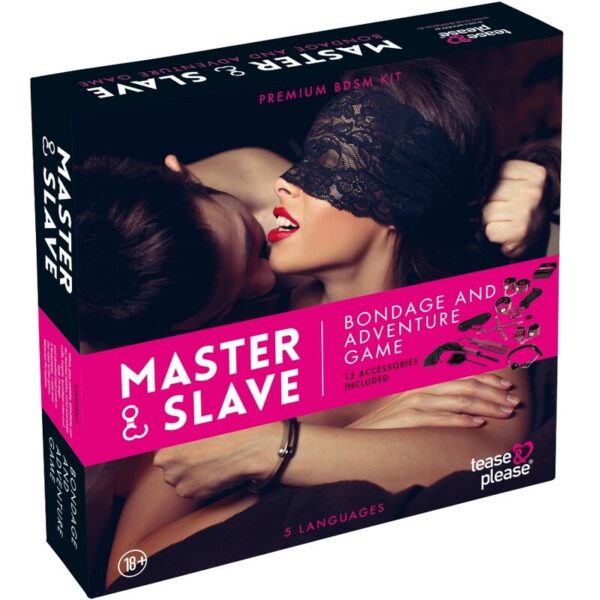 TEASE & PLEASE - JUEGO 13 ACCESORIOS BONDAGE MAGENTA - Imagen 2