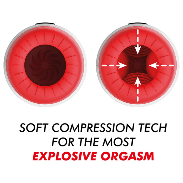 JAMYJOB - ROCKET MASTURBADOR TECNOLOGÍA SOFT COMPRESSION Y VIBRACIÓN - Imagen 3