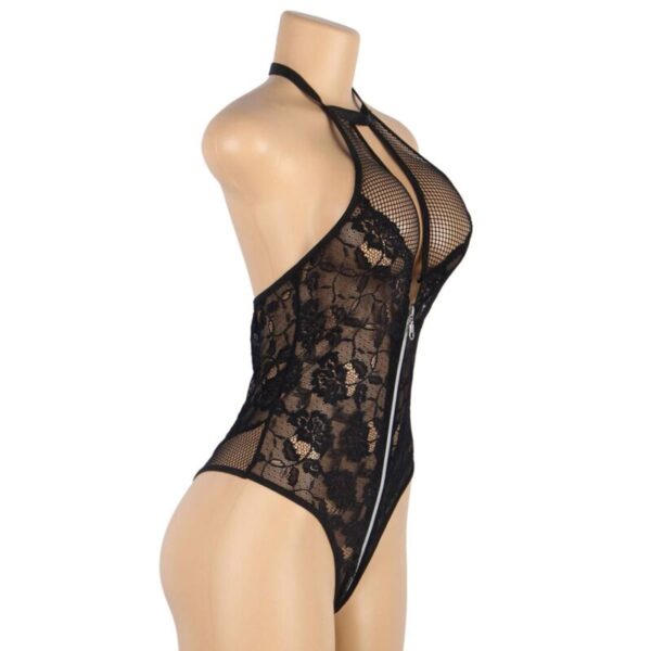 SUBBLIME - TEDDY ENCAJE FLORAL CREMALLERA L/XL - Imagen 4