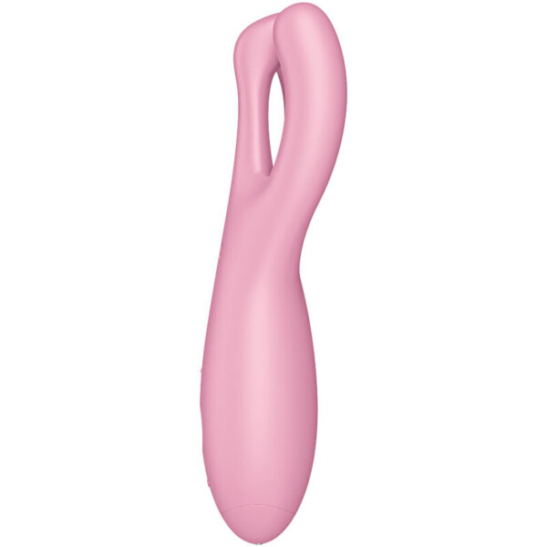 SATISFYER - THREESOME 4 VIBRADOR APP ROSA - Imagen 3