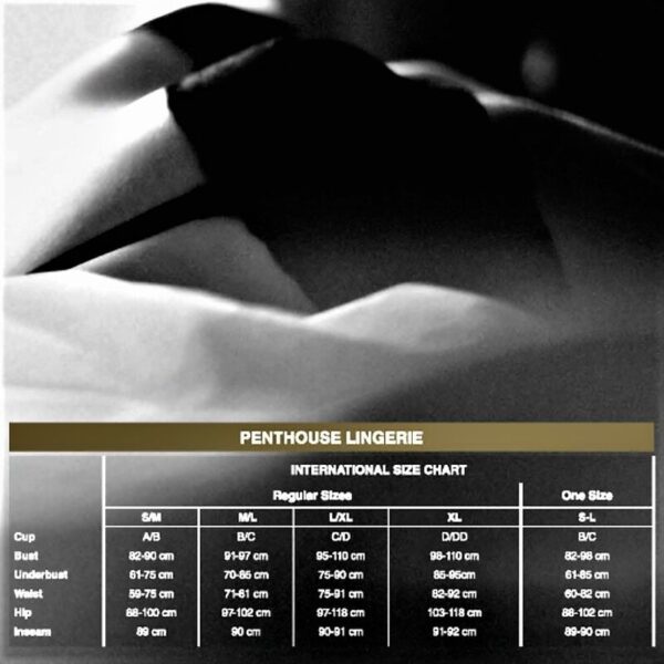 PENTHOUSE - DANGEROUS DARLING TANGA BLANCO L/XL - Imagen 3