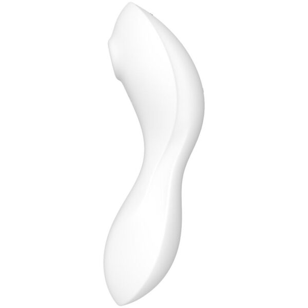 SATISFYER - CURVY TRINITY 5 ESTIMULADOR Y VIBRADOR APP BLANCO - Imagen 2
