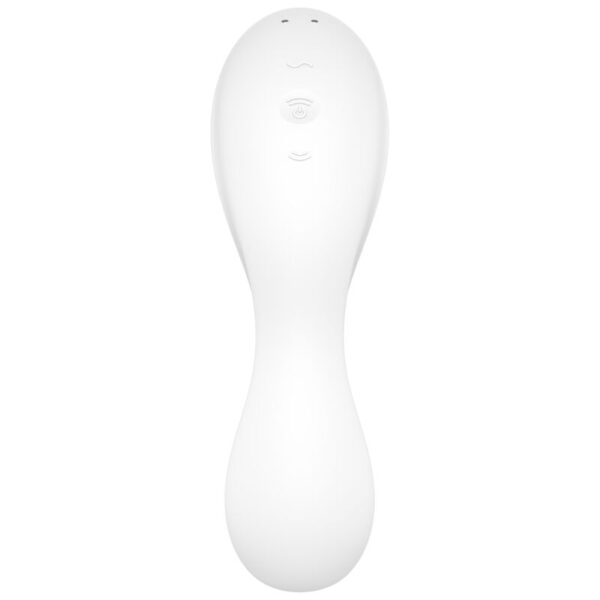 SATISFYER - CURVY TRINITY 5 ESTIMULADOR Y VIBRADOR APP BLANCO - Imagen 3