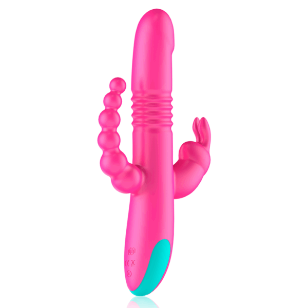HAPPY LOKY - DONALD TRIPLE ESTIMULACIÓN: ANAL, PUNTO G & CLÍTORIS COMPATIBLE CON WATCHME WIRELESS TECHNOLOGY - Imagen 4