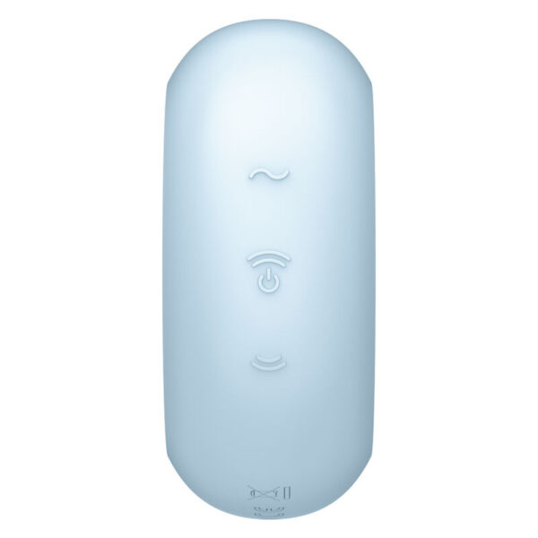 SATISFYER - PRO TO GO 3 ESTIMULADOR Y VIBRADOR DOBLE AZUL - Imagen 4