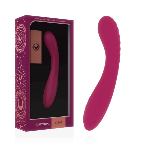 ESTIMULADOR RITUAL KRIYA PUNTO-G RECARGABLE ORQUIDEA - Imagen 2