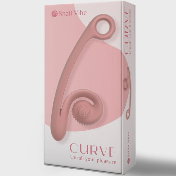 SNAIL VIBE - CURVE VIBRADOR NARANJA - Imagen 4