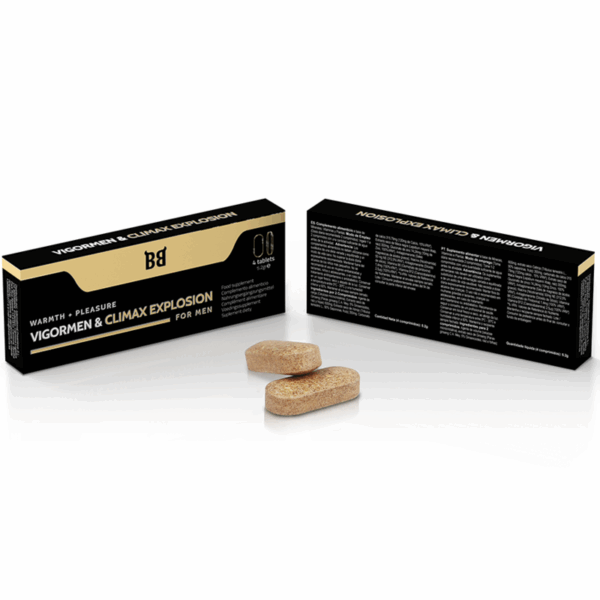 BLACK BULL - VIGORMEN & CLIMAX EXPLOSION MAYOR PLACER PARA HOMBRE 4 CÁPSULAS - Imagen 2