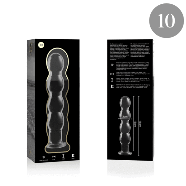 NEBULA SERIES BY IBIZA - MODELO 10 DILDO CRISTAL TRANSPARENTE 16.5 CM -O- 3.5 CM - Imagen 4