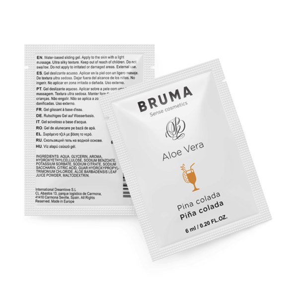 BRUMA - 6 ML GEL DESLIZANTE CON ALOE VERA SABOR A PIÑA COLADA - Imagen 2