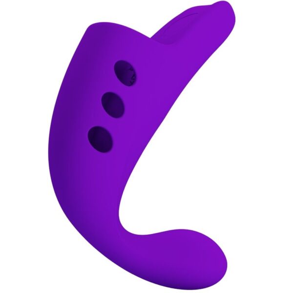 PRETTY LOVE - GORGON VIBRADOR DE DEDO RECARGABLE MORADO - Imagen 3