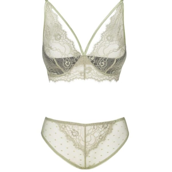 LIVCO CORSETTI FASHION - PINE LC 90667 SUJETADOR + PANTY KHAKI S/M - Imagen 3