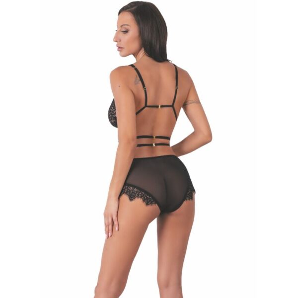 LIVCO CORSETTI FASHION - DREZNA LC 90733 SUJETADOR + PANTY NEGRO L/XL - Imagen 2