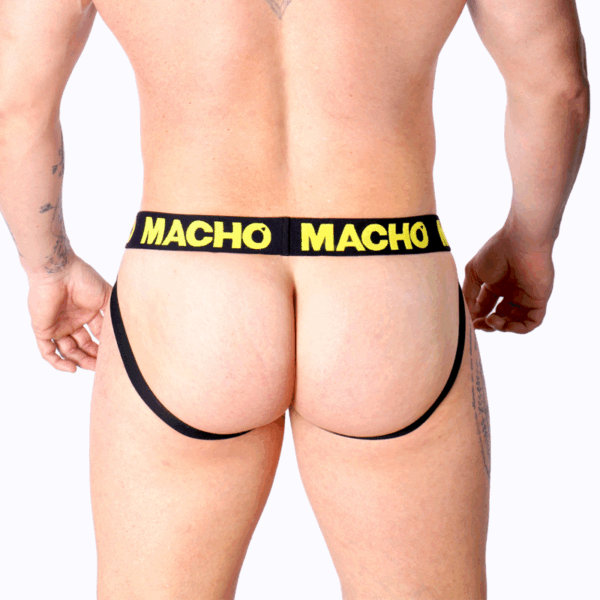 MACHO - MX25A JOCK AMARILLO LYCRA XL - Imagen 4
