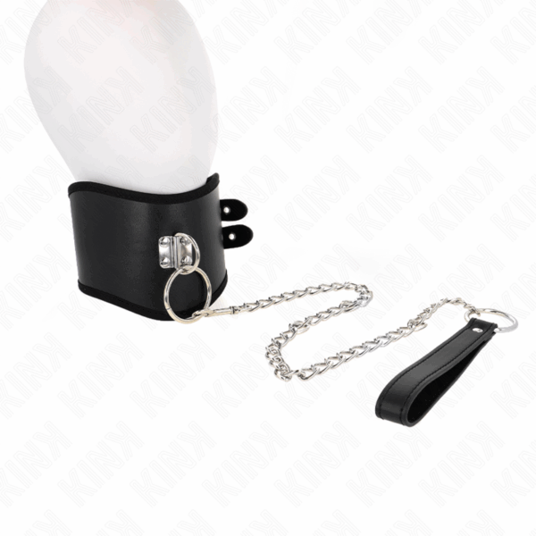 KINK - COLLAR CON CORREA 65 CM ANCHO NEGRO AJUSTABLE 40-55 CM X 10 CM - Imagen 2