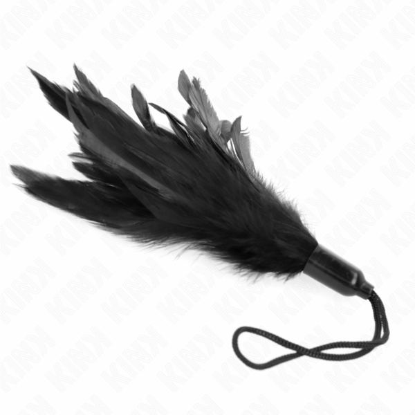 KINK - PLUMAS PARA COSQUILLAS CON MANGO DE CUERDA BASE DE PLÁSTICO 15 CM - Imagen 3