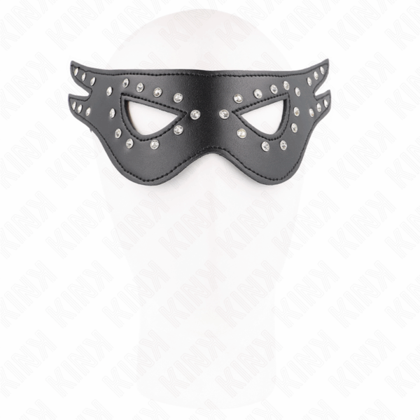 KINK - MÁSCARA DE POLIPIEL SEXY MODELO 2 27 x 13 CM - Imagen 2