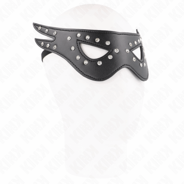 KINK - MÁSCARA DE POLIPIEL SEXY MODELO 2 27 x 13 CM - Imagen 3