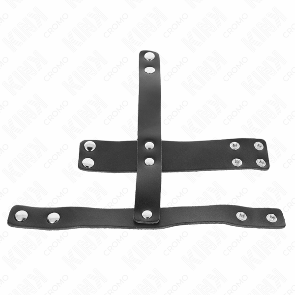 KINK - ANILLO JAULA PENE CUERO CON DIVISOR DE BOLAS AJUSTABLE - Imagen 3