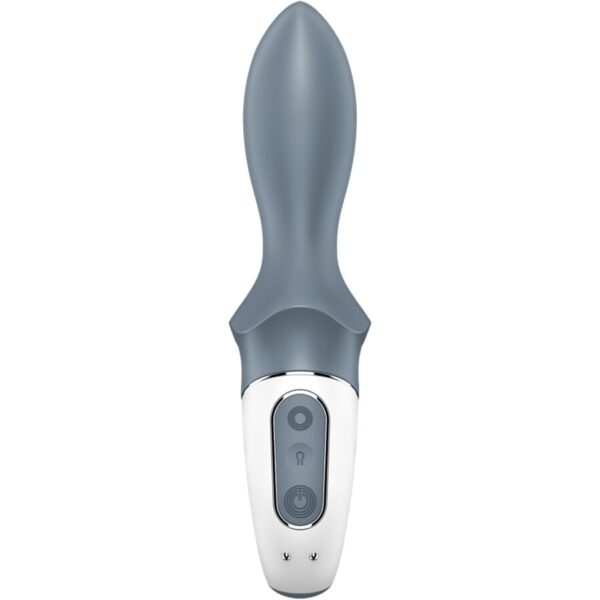 SATISFYER - AIR PUMP BOOTY 1 VIBRADOR INFLABLE ANAL GRIS - Imagen 2