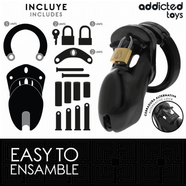 ADDICTED TOYS LOCKED - FORBIDDEN VAULT JAULA PARA PENE 10 CM - Imagen 4