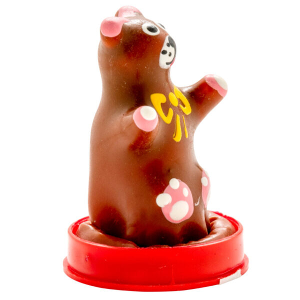 CONDOMERIE - PRESERVATIVO DECORATIVO PINTADO A MANO OSO DE PELUCHE - Imagen 3