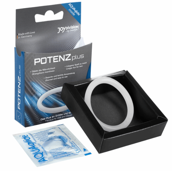 JOYDIVISION POTENZDUO - PLUS ANILLO PARA PENE BLANCO - M - Imagen 2