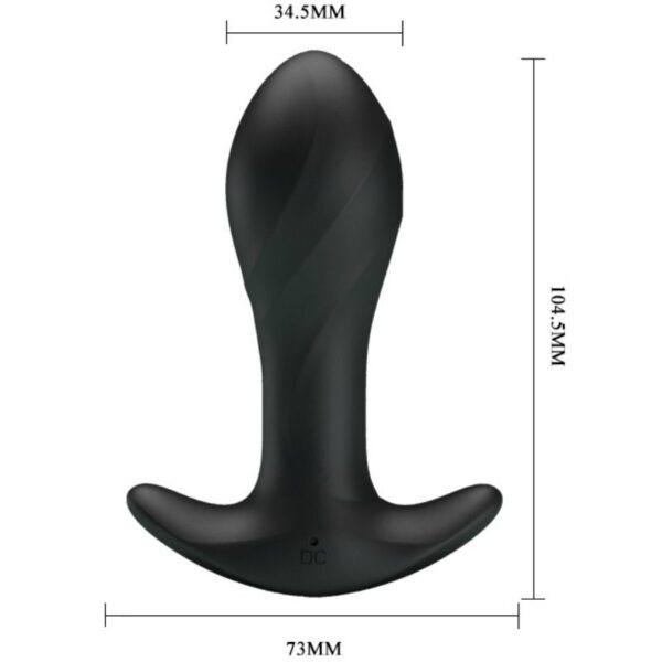 PRETTY LOVE - VIBRADOR ANAL NEGRO - Imagen 2