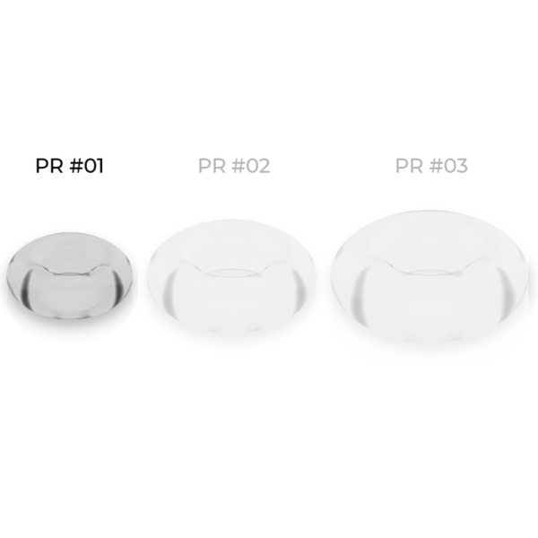 POWERING - SUPER FLEXIBLE Y RESISTENTE ANILLO PENE  3.5CM CLEAR - Imagen 4