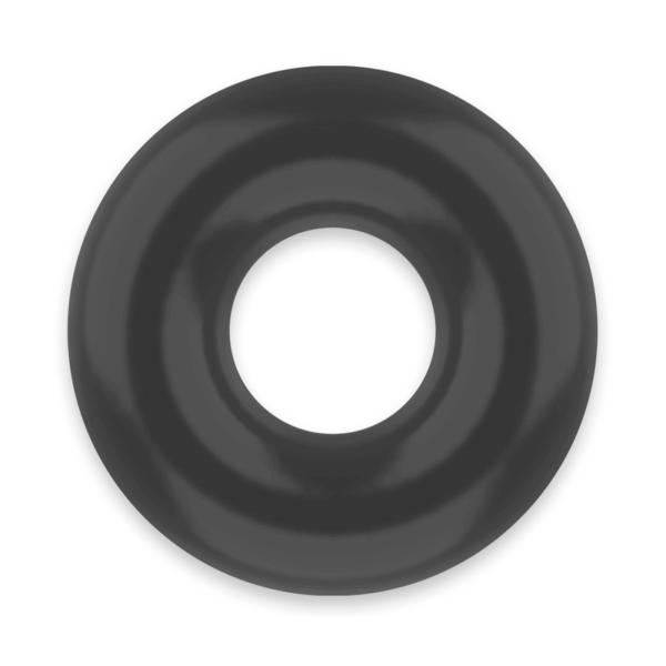 POWERING - SUPER FLEXIBLE Y RESISTENTE ANILLO PENE  4.5CM NEGRO - Imagen 3