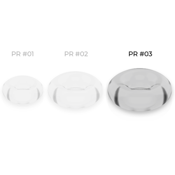 POWERING - SUPER FLEXIBLE Y RESISTENTE ANILLO PENE  5CM PR03 CLEAR - Imagen 4