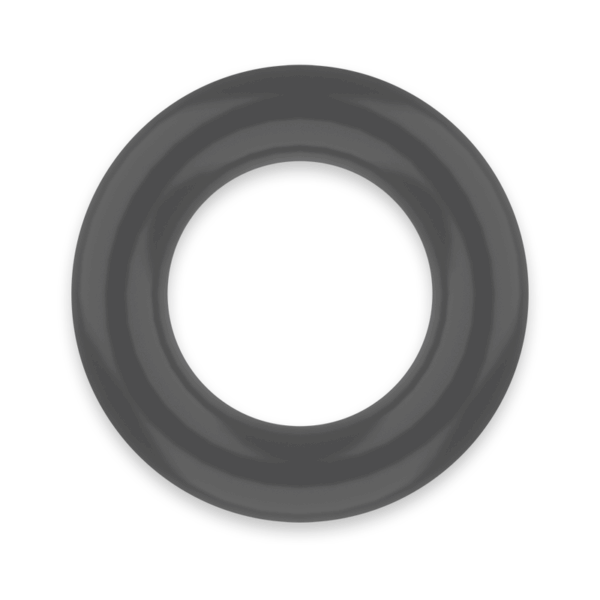POWERING - SUPER FLEXIBLE Y RESISTENTE ANILLO PENE  4.8CM PR05 NEGRO - Imagen 3