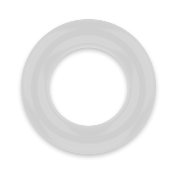 POWERING - SUPER FLEXIBLE Y RESISTENTE ANILLO PENE  4.8CM PR05 CLEAR - Imagen 3