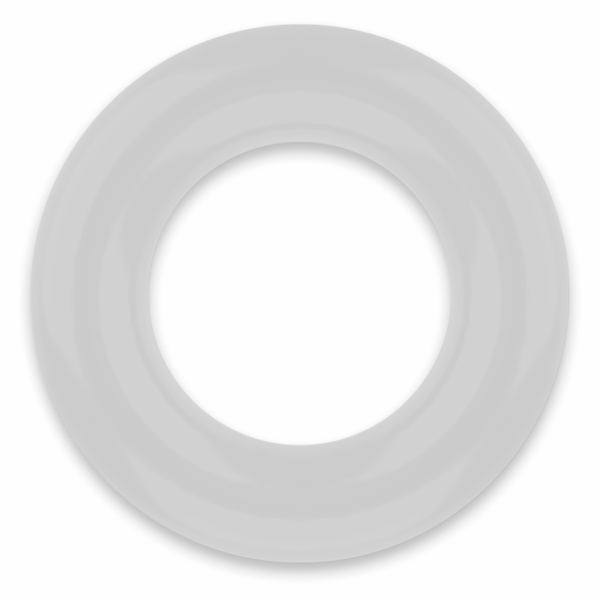 POWERING - SUPER FLEXIBLE Y RESISTENTE ANILLO PENE  5.5CM PR06 CLEAR - Imagen 3