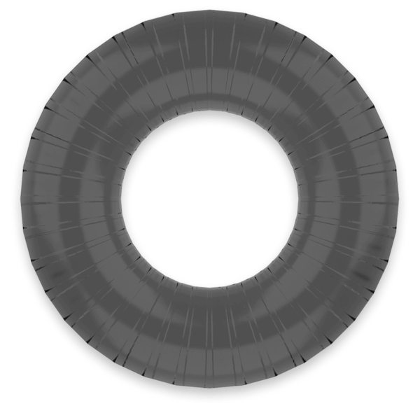 POWERING - SUPER FLEXIBLE Y RESISTENTE ANILLO PENE  4.5CM PR07 NEGRO - Imagen 3