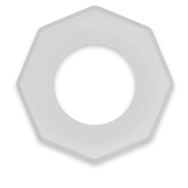 POWERING - SUPER FLEXIBLE Y RESISTENTE ANILLO PENE  5CM PR10 CLEAR - Imagen 3