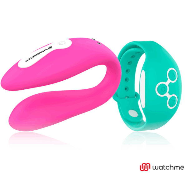 WEARWATCH - VIBRADOR DUAL TECHNOLOGY WATCHME FUCSIA / AGUA MARINA - Imagen 2