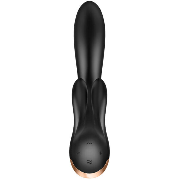 SATISFYER - DOUBLE FLEX VIBRADOR APP NEGRO - Imagen 3