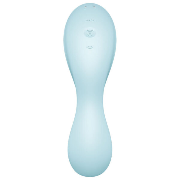 SATISFYER - CURVY TRINITY 5 ESTIMULADOR Y VIBRADOR APP AZUL - Imagen 3
