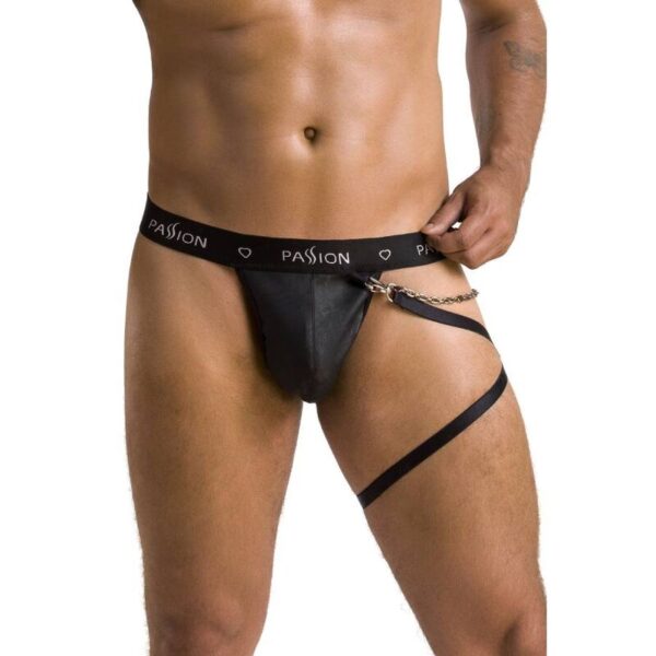 PASSION - 058 TANGA BILL NEGRO L/XL - Imagen 3