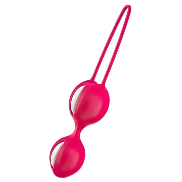 FUN FACTORY - DÚO DE SMARTBALLS BLANCO/ROJO INDIA - Imagen 2