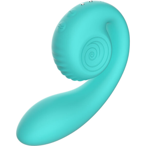 SNAIL VIBE - GIZI ESTIMULADOR DUAL TURQUESA - Imagen 2
