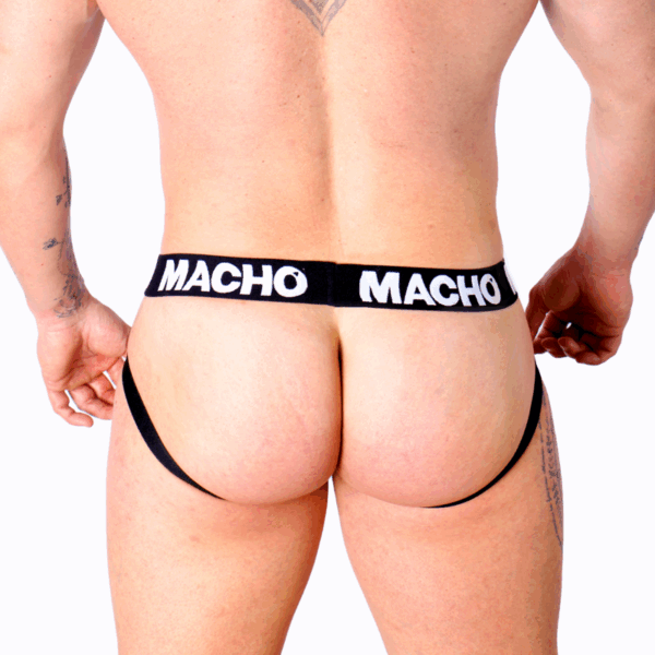MACHO - MX25NC JOCK CUERO NEGRO M - Imagen 4
