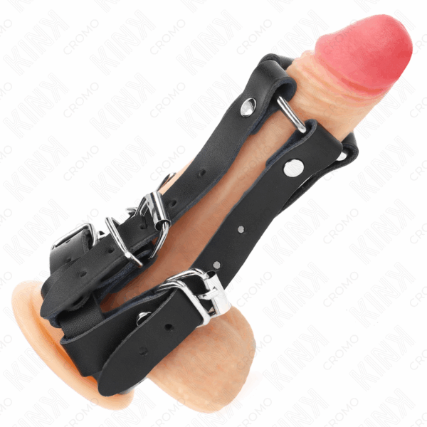 KINK - ANILLO PENE CON MÚLTIPLES CORREAS AJUSTABLE - Imagen 2